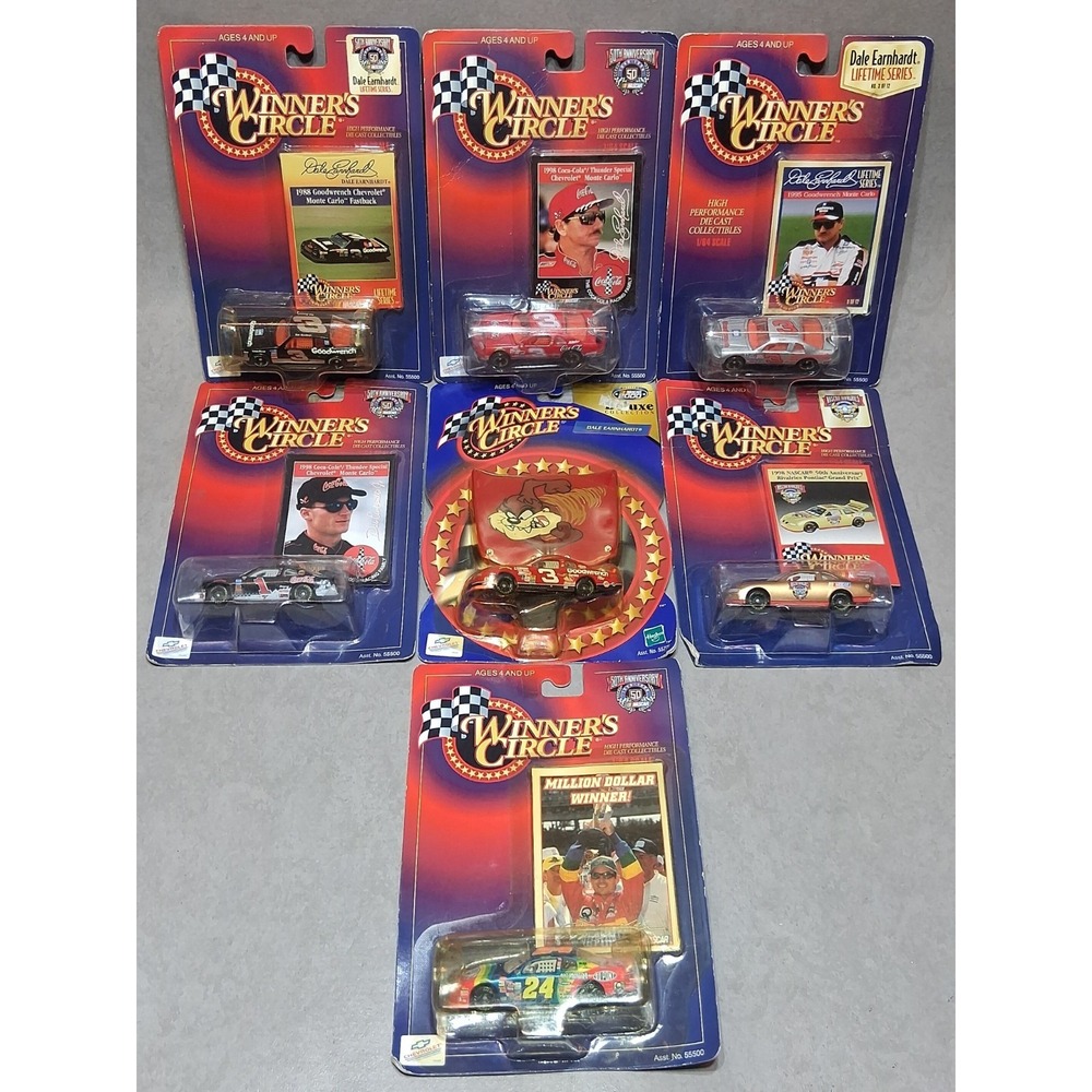 Winners Circle Dale, Dale Jr, Gordon 1:64, 1998, Lot Of 7, NIB